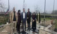 مسئولان بیمارستان پروفسور پیروز با آرمان های انقلاب اسلامی و شهدا بیعت کردند