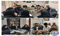 برگزاری کمیته مدیریت بحران بیمارستان در پی حمله وحشیانه رژیم صهیونیستی