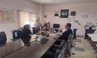 دیدار فرماندار شهرستان لاهیجان با رئیس بیمارستان پروفسور پیروز