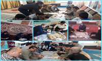 گزارش تصویری از مراسم زیارت عاشورا و صرف صبحانه
