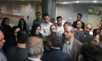 بازدید هیات عالی وزارت بهداشت و دانشگاه علوم پزشکی گیلان از بیمارستان دکتر پیروز