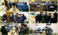 ایستگاه بیمارستان دکتر پیروز جهت تصویربرداری تیم مستندساز روابط عمومی