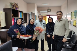 گرامیداشت روز پرستار در بیمارستان پروفسور پیروز