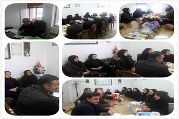 بازدید از بیمارستان در برف