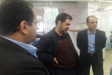 بازدید مدیرکل بیمارستانی وزارت بهداشت